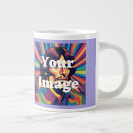 Caneca De Café Grande Sua Imagem Jumbo Mug Fotografia Personalizada