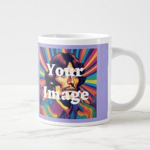 Caneca De Café Grande Sua Imagem Jumbo Mug Fotografia Personalizada