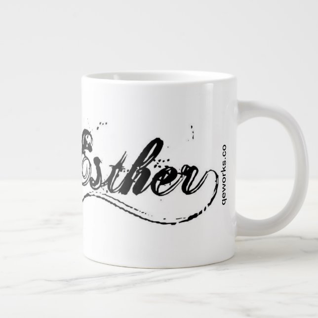 Caneca De Café Grande Sua Taça Real (Direita)