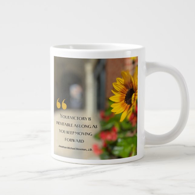 Caneca De Café Grande Sua Vitória É Inevitável (Direita)