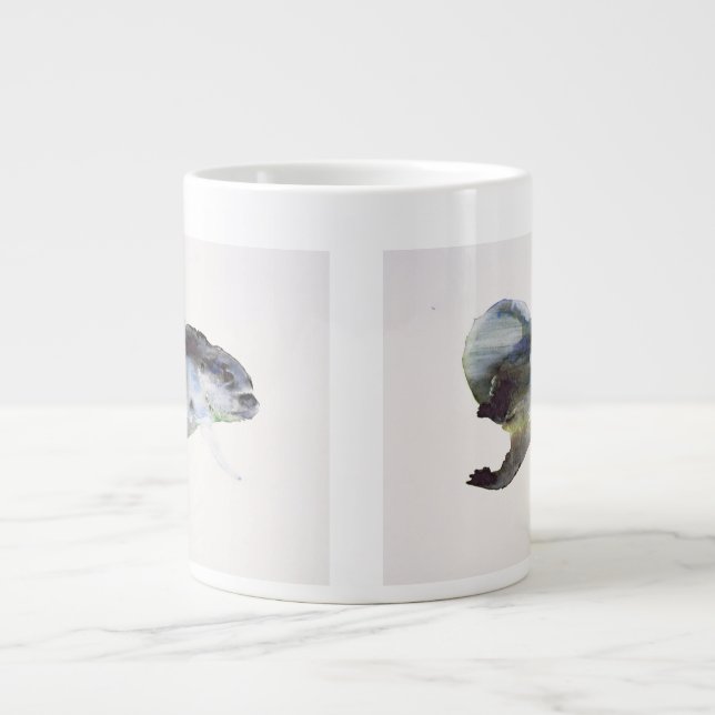 Caneca De Café Grande Subaquático (Frente)