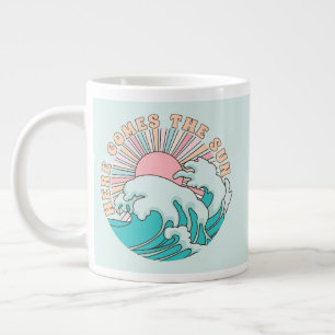 Caneca De Café Grande Summer Beach Sun e Surf