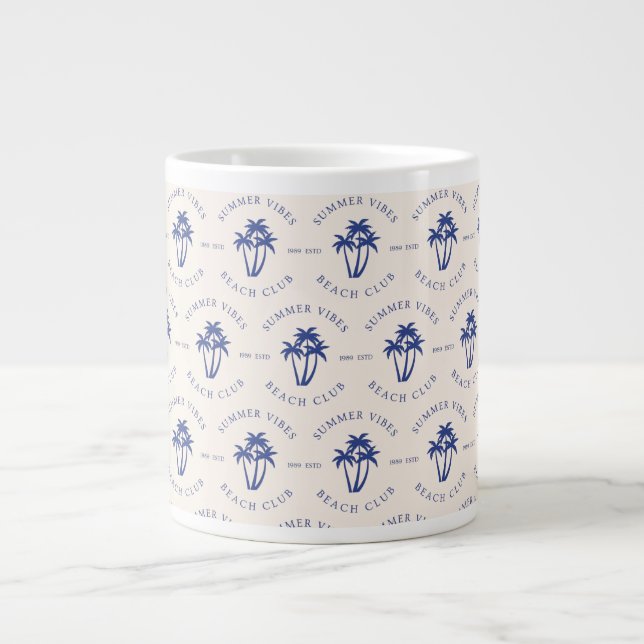 Caneca De Café Grande Summer Vibes (Frente)