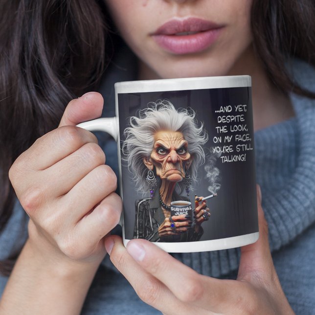 Caneca De Café Grande Sumo de Sobrevivência (Criador carregado)