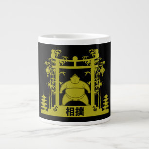 Caneca De Café Grande Sumo Wrestler