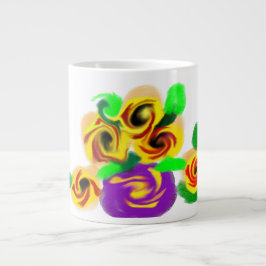 Caneca De Café Grande Sunflowers joy