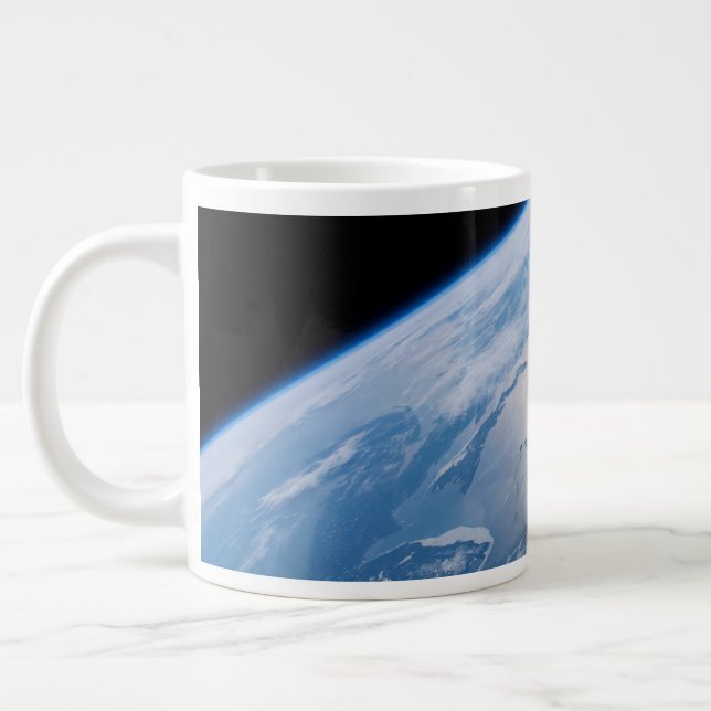 Caneca De Café Grande Sunglint Do Golfo De Ruas. Lawrence No Canadá. (Esquerda)