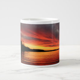 Caneca De Café Grande Sunset de Ouro