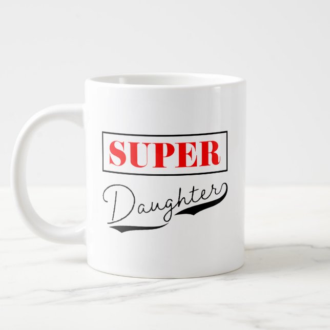 Caneca De Café Grande Super Filha (Esquerda)