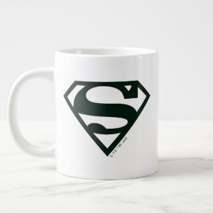 Caneca De Café Grande Supergirl Escudo S Sólido