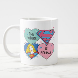 Caneca De Café Grande Supergirl "The Future Is Female"
