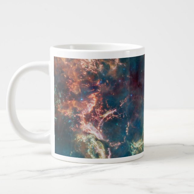 Caneca De Café Grande Supernova Remeteu Cassiopeia A. (Esquerda)