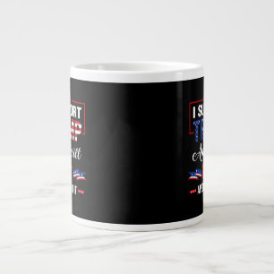 Caneca De Café Grande Suporte a Trump