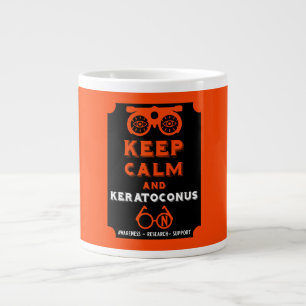Caneca De Café Grande Suporte E Consciência De Keratoconus