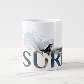 Caneca De Café Grande Surf