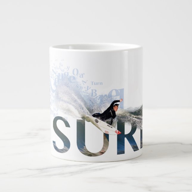Caneca De Café Grande Surf (Frente)