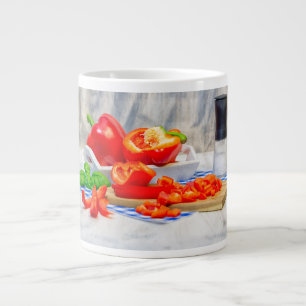 Caneca De Café Grande Sweet pepper still life