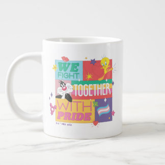 Caneca De Café Grande SYLVESTER™ & TWEETY™| Nós Lutamos Juntos Com Orgul