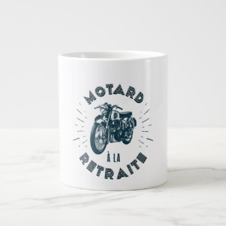 Caneca De Café Grande T-shirt Motard à la retraite