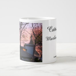 Caneca De Café Grande Tabernacle and Church Sunrise - Martha's Vineyard