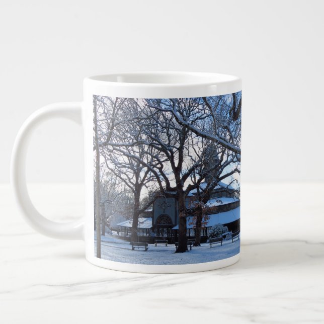 Caneca De Café Grande Tabernacle Morning After Snow - Martha's Vineyard (Esquerda)