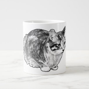Caneca De Café Grande Tabuleiro Fireside com Pontos de Neve