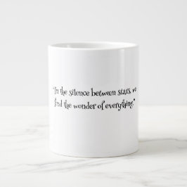 Caneca De Café Grande Taça Maravilha Entre as Estrelas