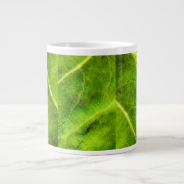 Caneca De Café Grande Taça Mullien Leaf