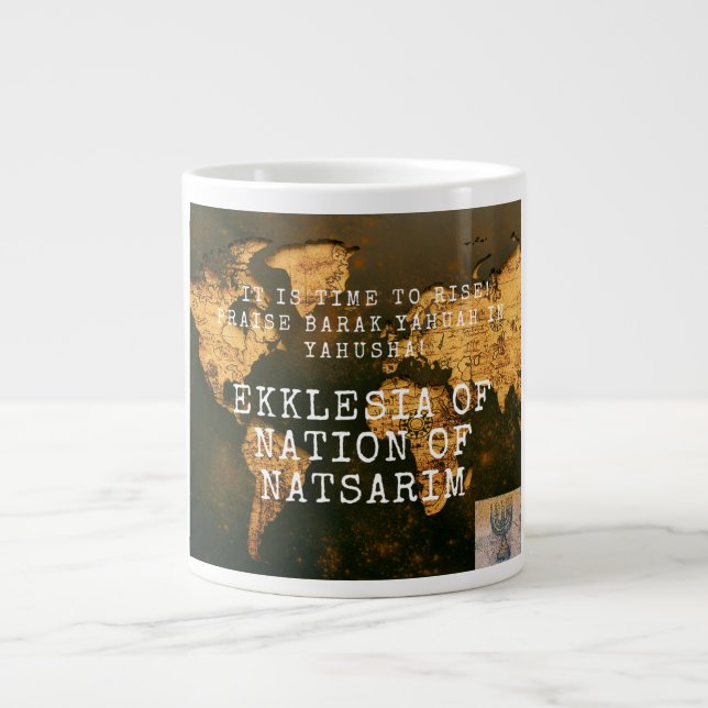 Caneca De Café Grande Taça Natsarim (Frente)