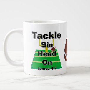 Caneca De Café Grande Tackle Sin
