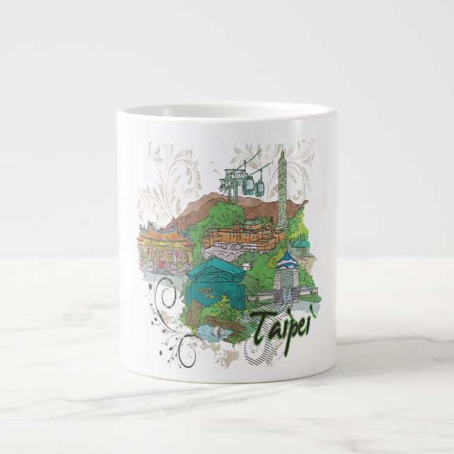 Caneca De Café Grande Taipé (Frente)
