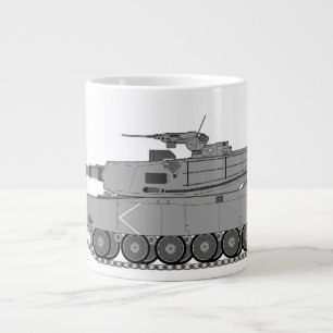 Caneca De Café Grande Tanker - Armor - "O Melhor Trabalho Que Já Tive"