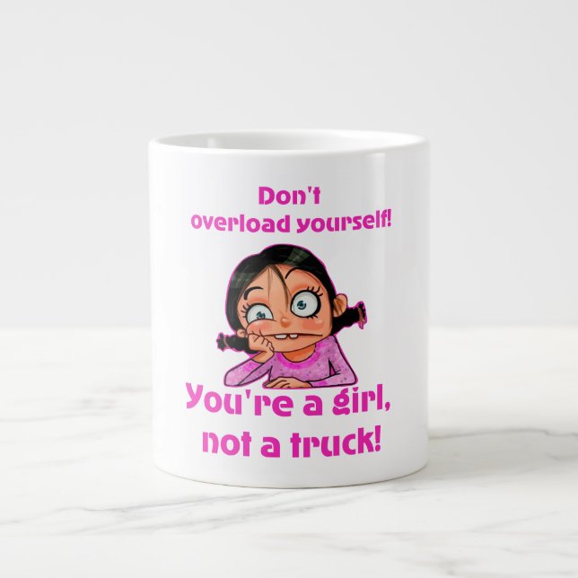 Caneca De Café Grande Tanque feminino (Frente)