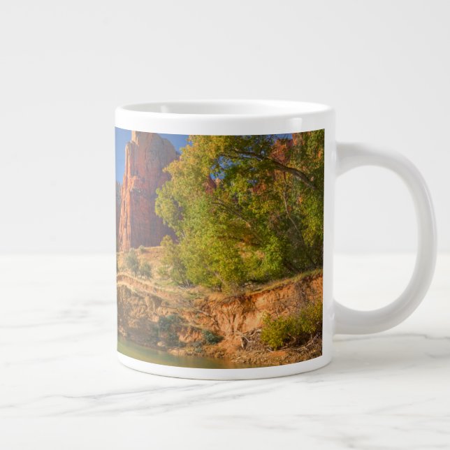 Caneca De Café Grande Tarde No Parque Nacional De Zion (Direita)