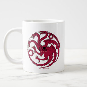 Caneca De Café Grande Targaryen Sigil - Fogo e Sangue