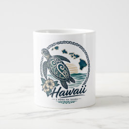 Caneca De Café Grande Tartaruga do Havaí