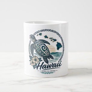 Caneca De Café Grande Tartaruga do Havaí