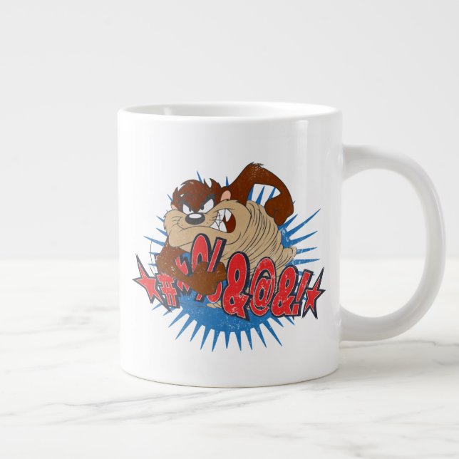 Caneca De Café Grande TAZ™ censurada (Direita)