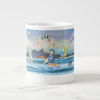 Caneca De Café Grande Tazza comemorativa scudetto Napoli 2023
