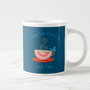 Caneca De Café Grande Tea Lovers Cute Personalizado