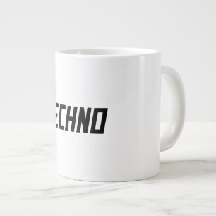 Caneca De Café Grande TECHNO Music