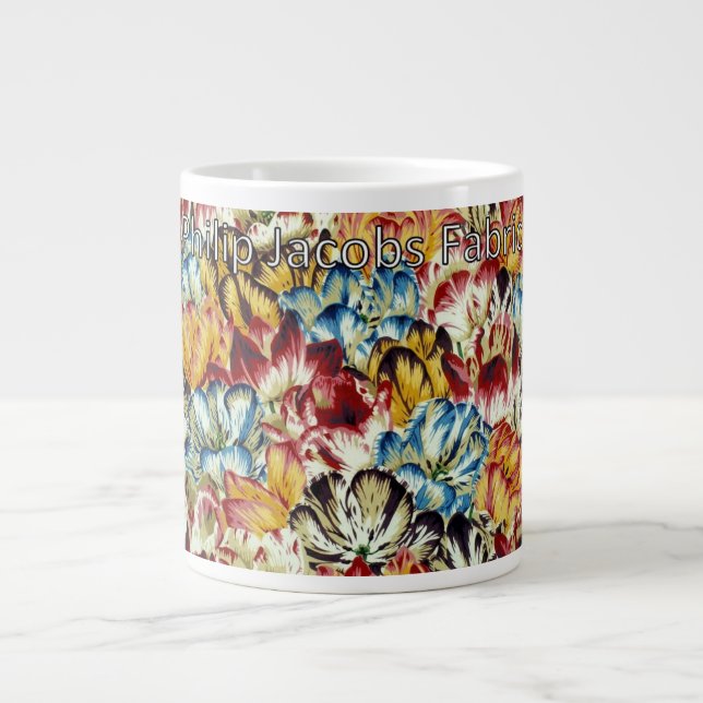 Caneca De Café Grande Tecido Philip Jacobs Mug de "Tulip Mania" (Frente)