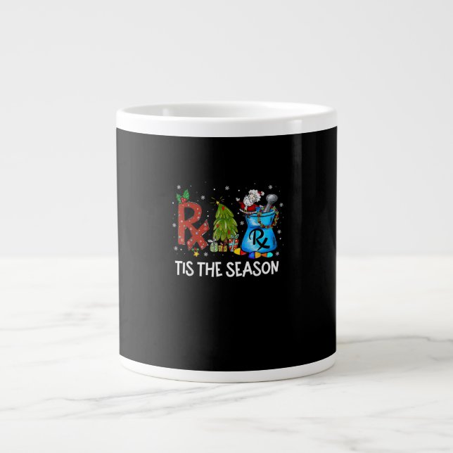 Caneca De Café Grande Técnico Natal É a Estação (Frente)