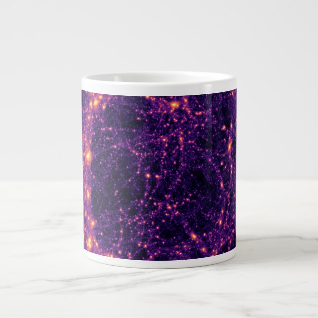 Caneca De Café Grande Teia Cósmica (Frente)