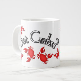 Caneca De Café Grande Tem caranguejos? Dizendo Humor aos Caranguejos Ver