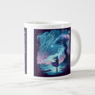 Caneca De Café Grande Tempestade Mágica Jumbo Mug