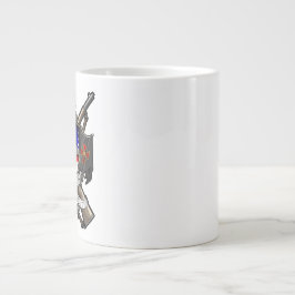 Caneca De Café Grande Templars EUA Jumbo 20oz