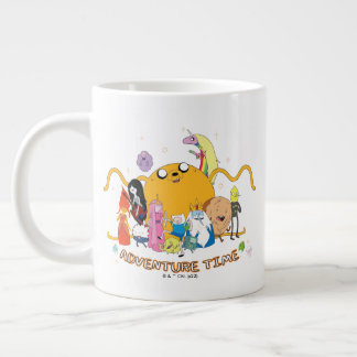 Caneca De Café Grande Tempo de Aventura | Gráfico do Grupo Jake Grande