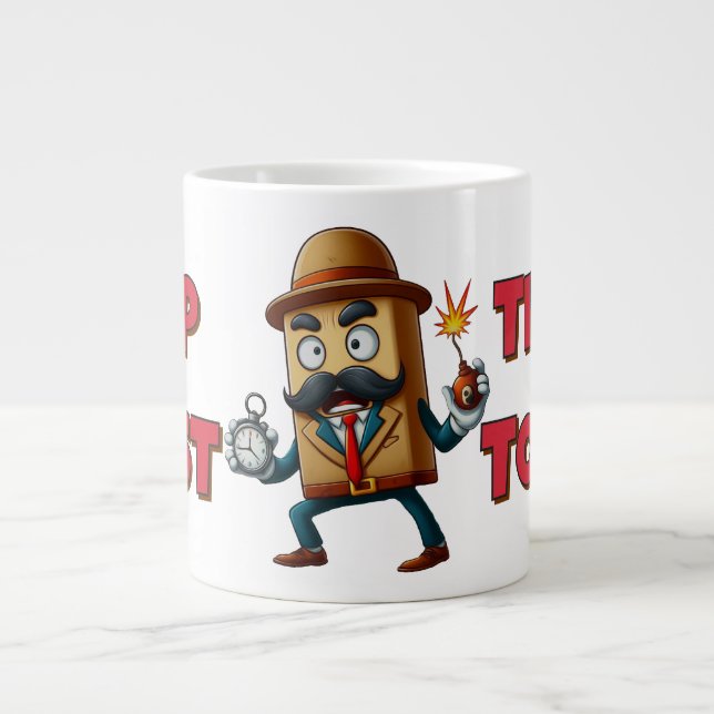 Caneca De Café Grande Tempo Mugsterioso (Frente)