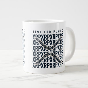 Caneca De Café Grande Tempo para o plano X - criptomoeda XRP - XRP